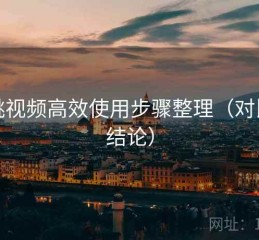 红桃视频高效使用步骤整理（对比后结论）