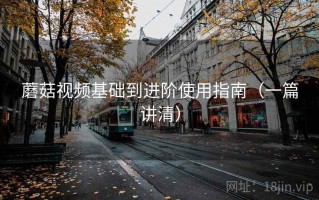 蘑菇视频基础到进阶使用指南（一篇讲清）