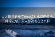 人人影视流畅度与体验对比深度解析：结论汇总，人人影视现在怎么样