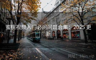 蜜桃视频入门必问问题合集：2025 更新