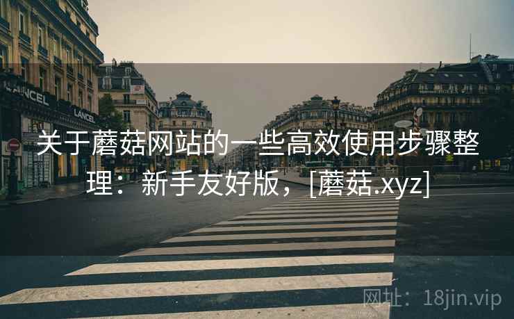 关于蘑菇网站的一些高效使用步骤整理：新手友好版，[蘑菇.xyz]